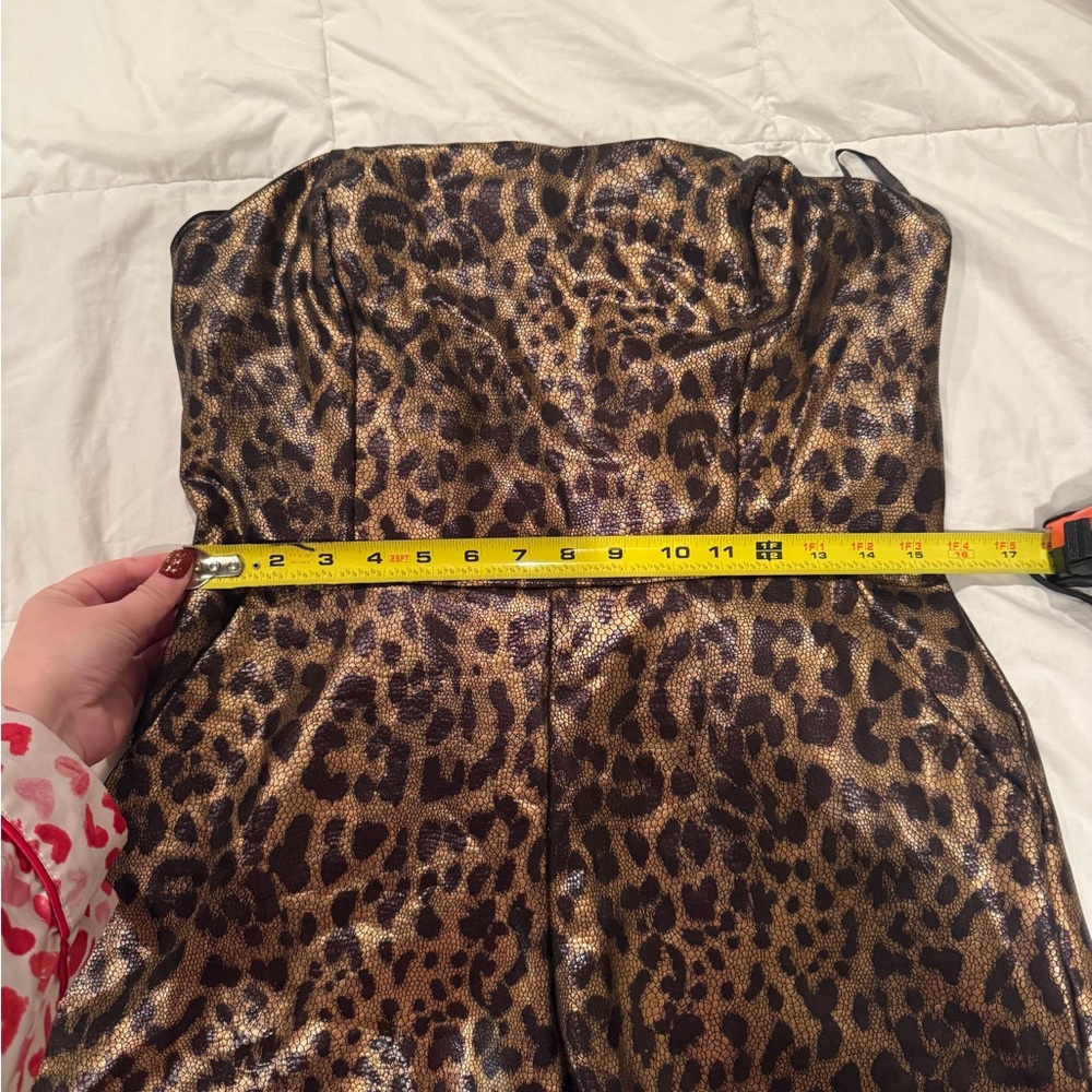 L&B Animal Print Strapless Outfit - Picture 4 of 5